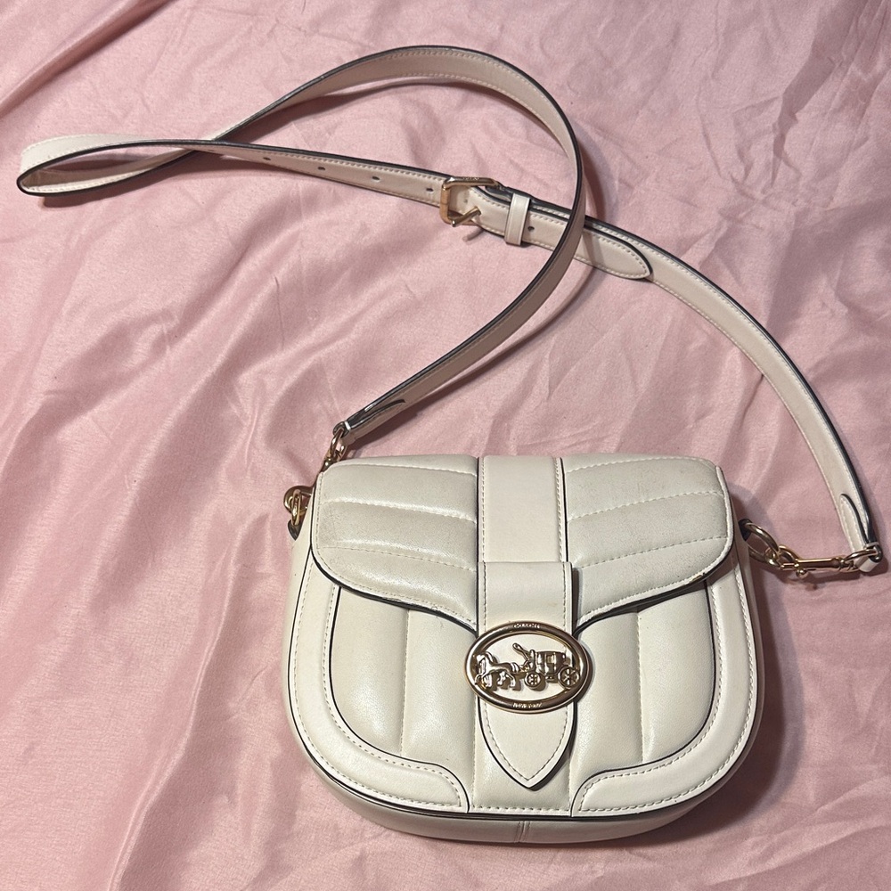 Coach Cream Crossbody Bag